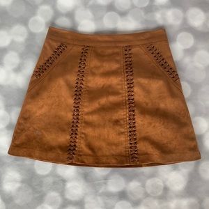 Gianni Bini Suede Skirt